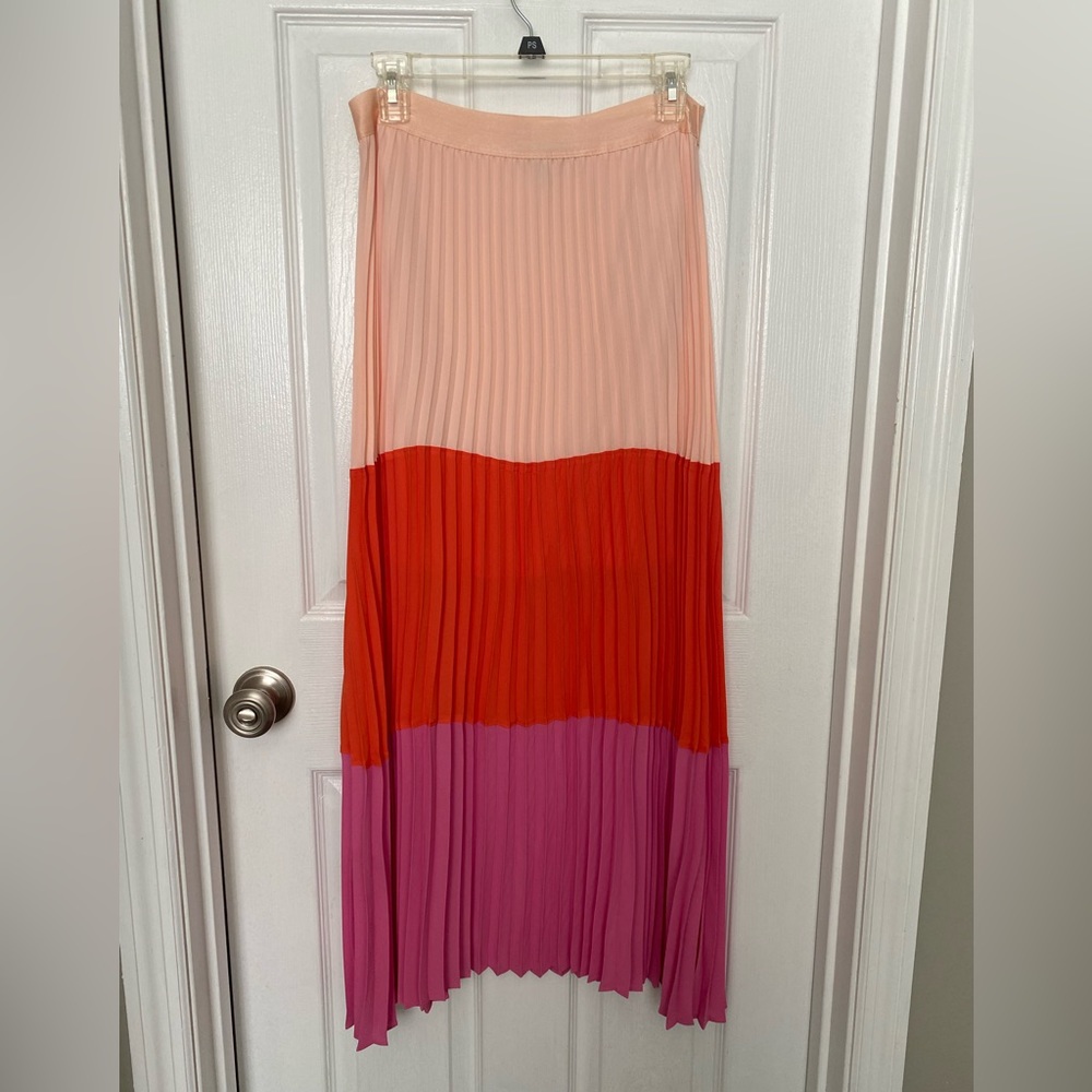 Express Color Block Maxi Skirt Petite Small
